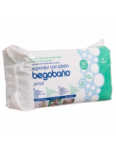 Begobaño Esponjas con Jabón pH 5,5 Uso Diario...