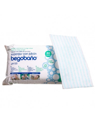 Begobaño Esponjas con Jabón pH 5,5 Uso Diario...