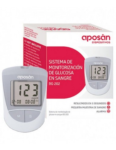 Aposán Glucómetro BG-202 para Medición de...