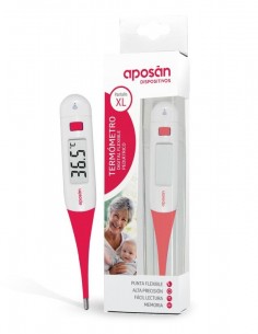 Aposán Termómetro Pantalla XL Digital Flexible Pediátrico