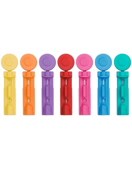 Ascensia Lancetas Microlet de Colores para Glucemia 25 unidades