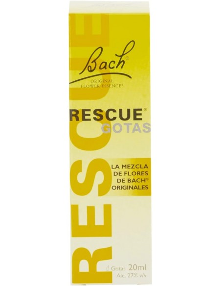 Bach Rescue Remedy Flores de Bach Originales en Gotas 20 ml