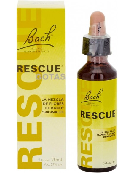 Bach Rescue Remedy Flores de Bach Originales en Gotas 20 ml
