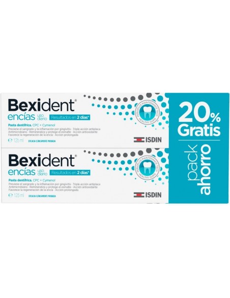 Bexident Encías Pasta Dentífrica 2x125 ml