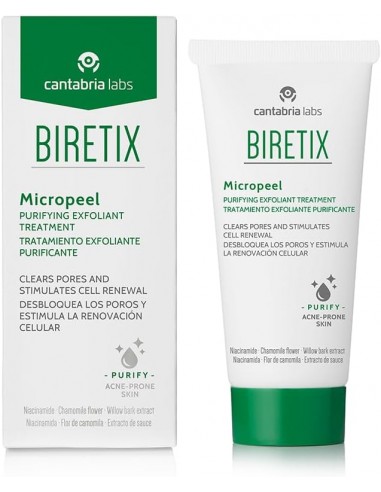 Biretix Micropeel Gel Limpiador Exfoliante y...