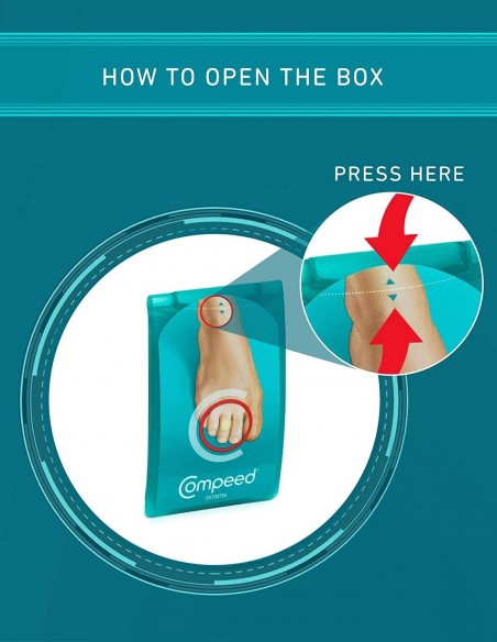 Compeed Apósito Ampollas Dedos del Pie 1,7x5,1 cm - 8 unidades