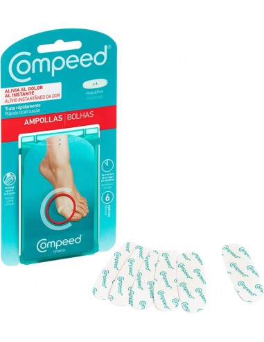 Compeed Apósito Ampollas Pequeño 2x6 cm - 6...