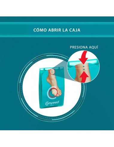 Compeed Apósito Ampollas Pequeño 2x6 cm - 6...