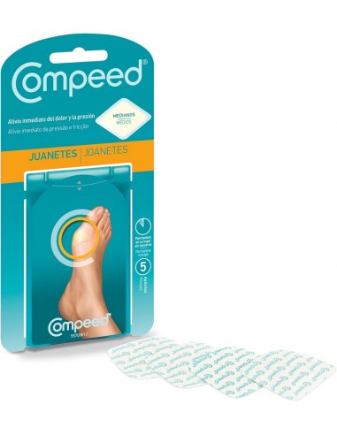 Compeed Apósito para Juanetes 4,7x6,8 cm - 5...