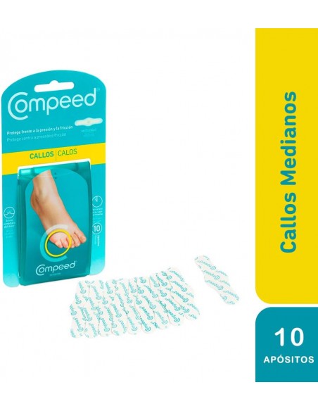 Compeed Apósito Callos Mediano 1,75x6,00 cm - 10 unidades