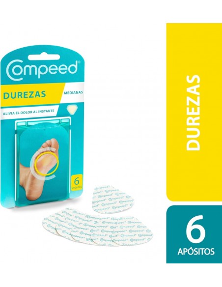 Compeed Apósito Durezas y Callosidades Mediano 4,4x4,5 cm - 6 unidades