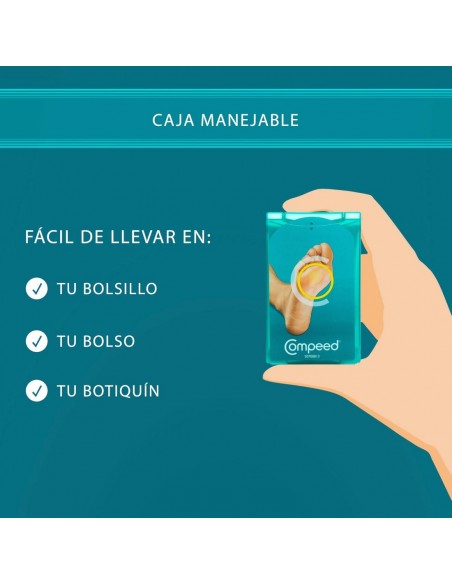 Compeed Apósito Durezas y Callosidades Mediano 4,4x4,5 cm - 6 unidades