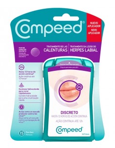Compeed Parche Curativo Discreto Herpes Labial 1,5x1,5 cm...
