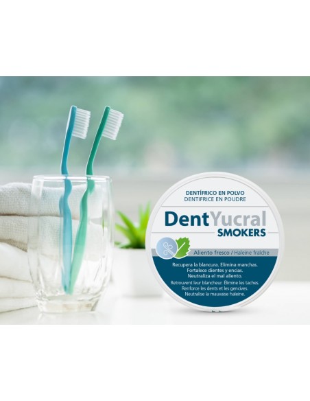 DentYucral Smokers Dentífrico en Polvo para Fumadores 50 g