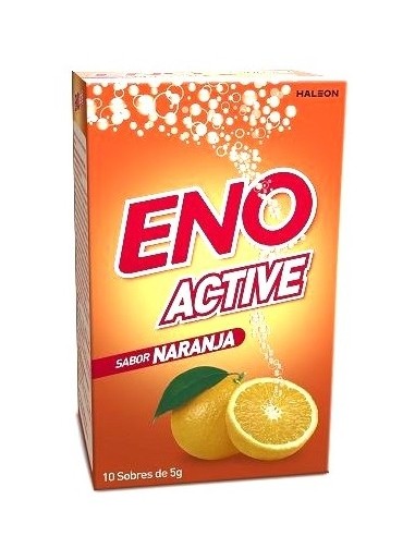 Eno Active Sal de Futas Sabor Naranja 10 sobres...