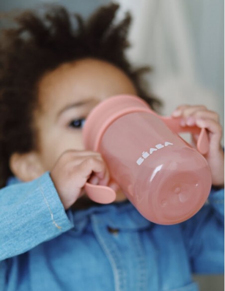 Béaba Taza de Aprendizaje 360º Irrompible Color Pink 340 ml +12m