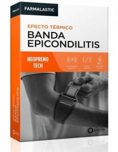 Farmalastic Banda Epicondilitis Neopreno Tech Gris Talla...