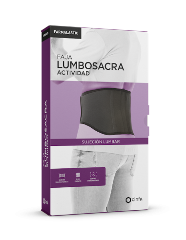 Farmalastic Faja Lumbosacra Actividad Negra...