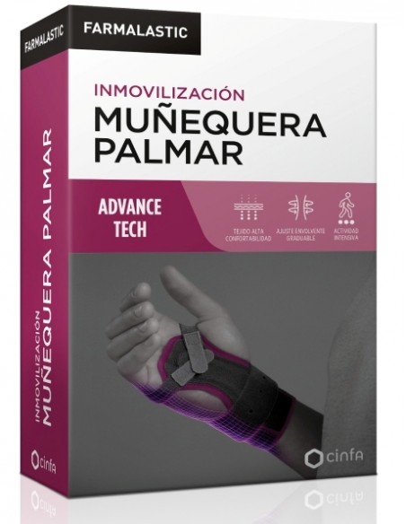 Farmalastic Muñequera Palmar Actividad Intensiva Talla 2 (perímetro 18-20 cm)