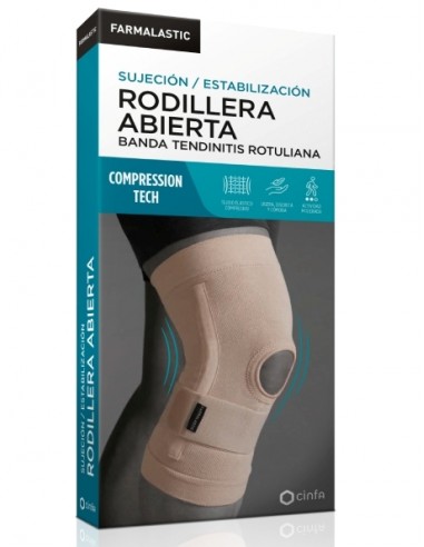 Farmalastic Rodillera Abierta Banda Tendinitis...