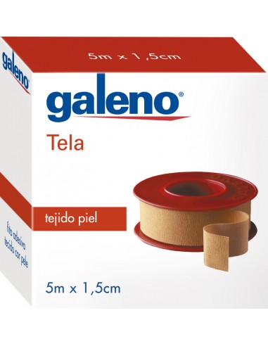 Galeno Esparadrapo de Tela Beige 1,5 cm x 5 m