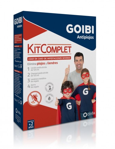 Goibi Antipiojos Kit Complet Loción + Champú +...