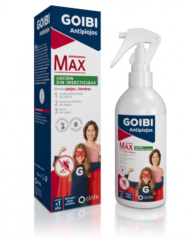 Goibi Antipiojos Max Loción sin Insecticidas...