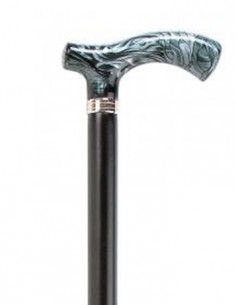 García 1880 Bastón Curvado Aluminio Negro Puño... 2