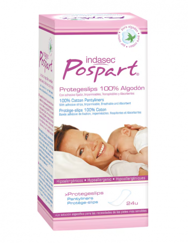 Indasec Pospart Protegeslips Tocológicos 100%...