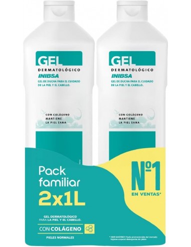 Inibsa Gel Dermatológico de Ducha con Colágeno...