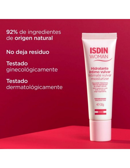 Isdin Woman Hidratante Íntimo Vulvar Crema 30 g