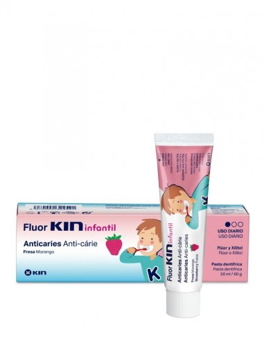 Kin FluorKin Infantil Pasta Dentífrica Sabor...