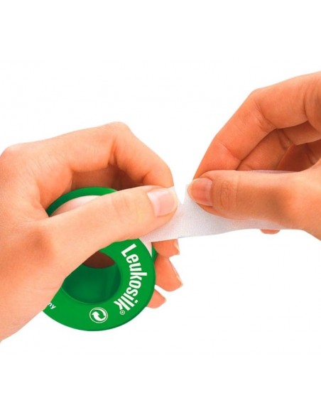Leukosilk Esparadrapo Transpirable 2,5 cm x 5 m