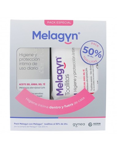 Melagyn Gel Higiene Íntima 200 ml + Toallitas...