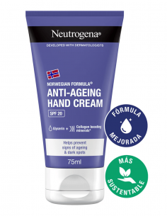 Neutrogena Duplo Crema de Manos Anti-edad SPF 20 – 2x75 ml 2
