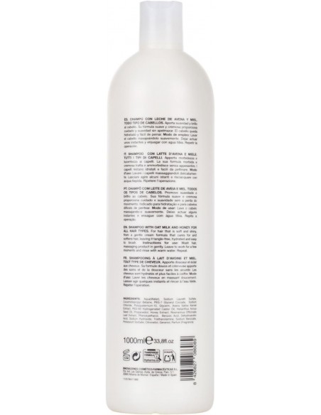 Thader Pharma Champú Suavidad y Brillo con Avena y Miel 1000 ml