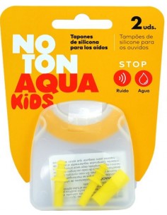 Noton Aqua Kids Tapones de Silicona para Oídos 2 unidades