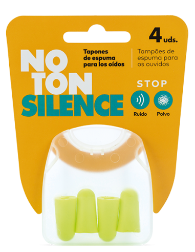 Noton Silence Tapones Cónicos de Espuma para...