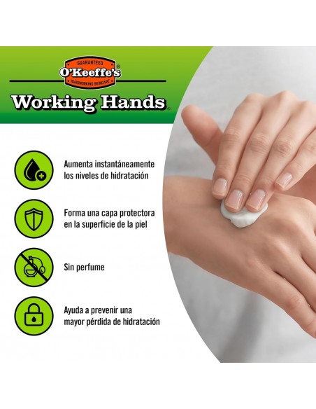 O´Keeffe´s Working Hands Crema para Manos Muy Secas y Agrietadas 96 g