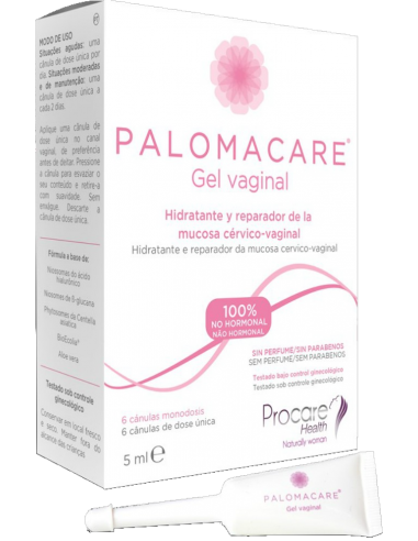 Palomacare Gel Vaginal 6 cánulas monodosis x 5 ml