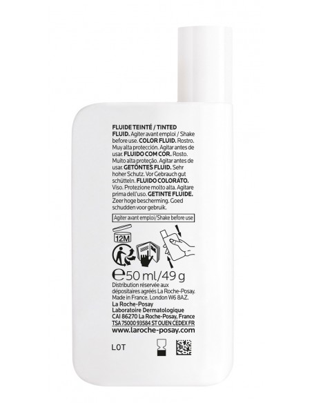 La Roche Posay Anthelios UV-MUNE 400 Fluido Invisible SPF 50+ Color 50 ml