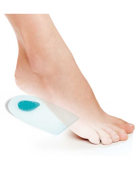 Prim ComforSil Taloneras Espolón con Orificio Desplazable Talla M (38-40) - 2 unidades