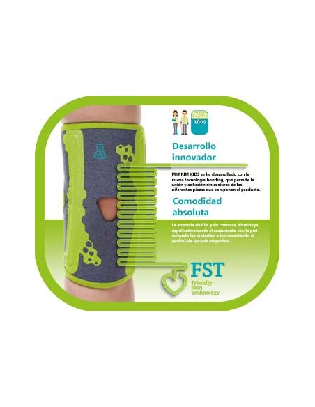 Prim Muñequera Infantil Envolvente MyPrim Kids MPK100 Talla 2 (perímetro muñeca 12-15 cm)