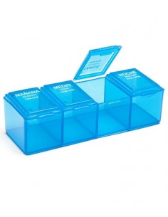 Prim Pastillero Diario Braille 4 Tomas Azul