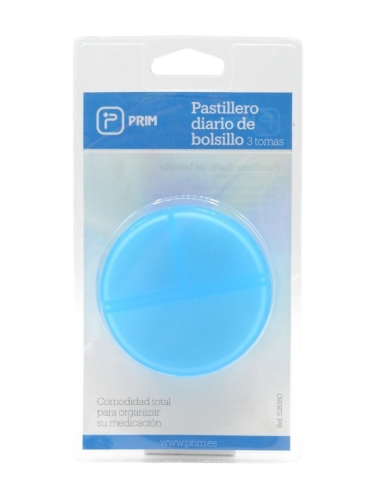 Prim Pastillero Diario de Bolsillo 3 Tomas Azul