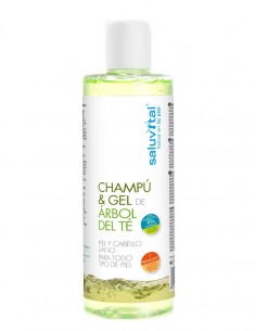 Saluvital Champú y Gel de Árbol de Té 300 ml