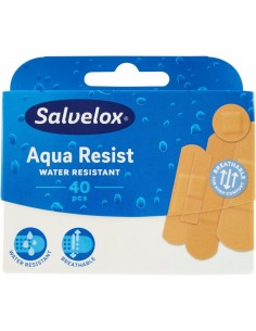 Salvelox Aqua Resist Apósitos 5 Tamaños 40 unidades