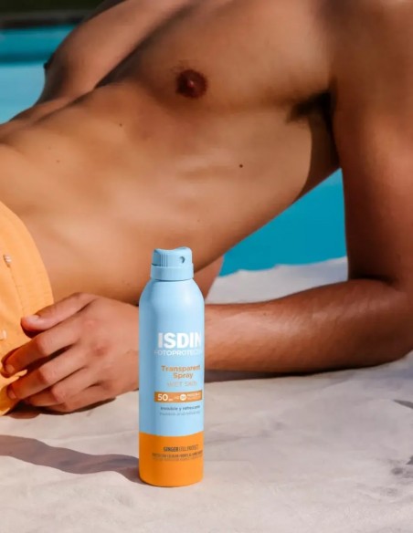 Isdin Fotoprotector Transparent Spray Wet Skin SPF 50 - 2x100 ml
