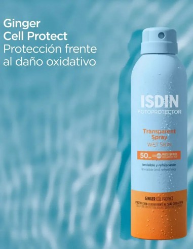 Isdin Fotoprotector Transparent Spray Wet Skin...
