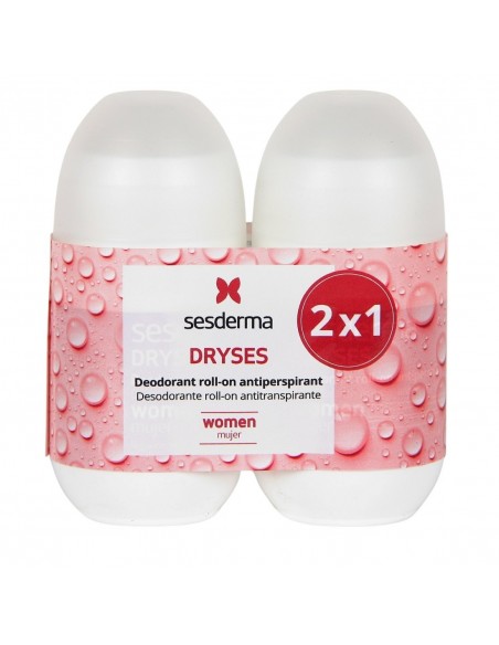 Sesderma Dryses Desodorante Roll-on Antitranspirante para Mujer 2x75 ml